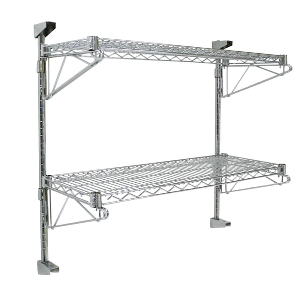 Wall Mount Shelv Kits, 1 Level, 14x24x14